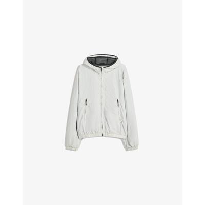 Bershka Hooded Technical Jacket Men M Stone