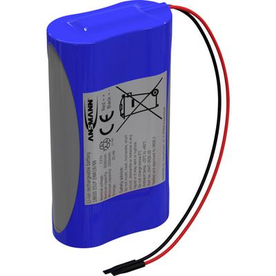 2S1P Akkupack 2x 18650 Kabel Li-Ion 7.2 v 3500 mAh - Ansmann Image