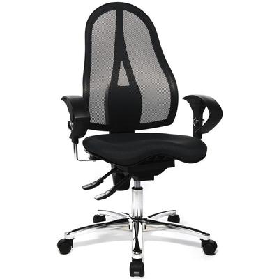 Topstar Sitness 15 Drehstuhl (Büro) Fitness-Drehstuhl ergonomisch Stoff schwarz Image