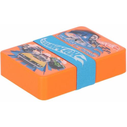 Lunchbox Pausenbox Vesperdose Robuste Brotbox 18x13x5 cm - Hot Wheels