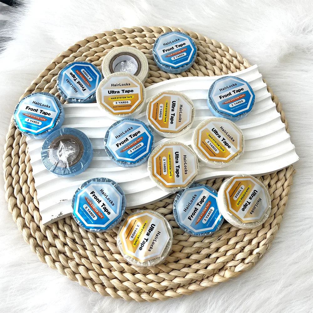 0,8/1/2 cm vorderer Spitzenperückenkleber, doppelseitiges Klebeband, Perückenkleber für Klebeband, Haarverlängerungsband, Haarspitzen-Frontband, Kleber, Klebstoffe Image