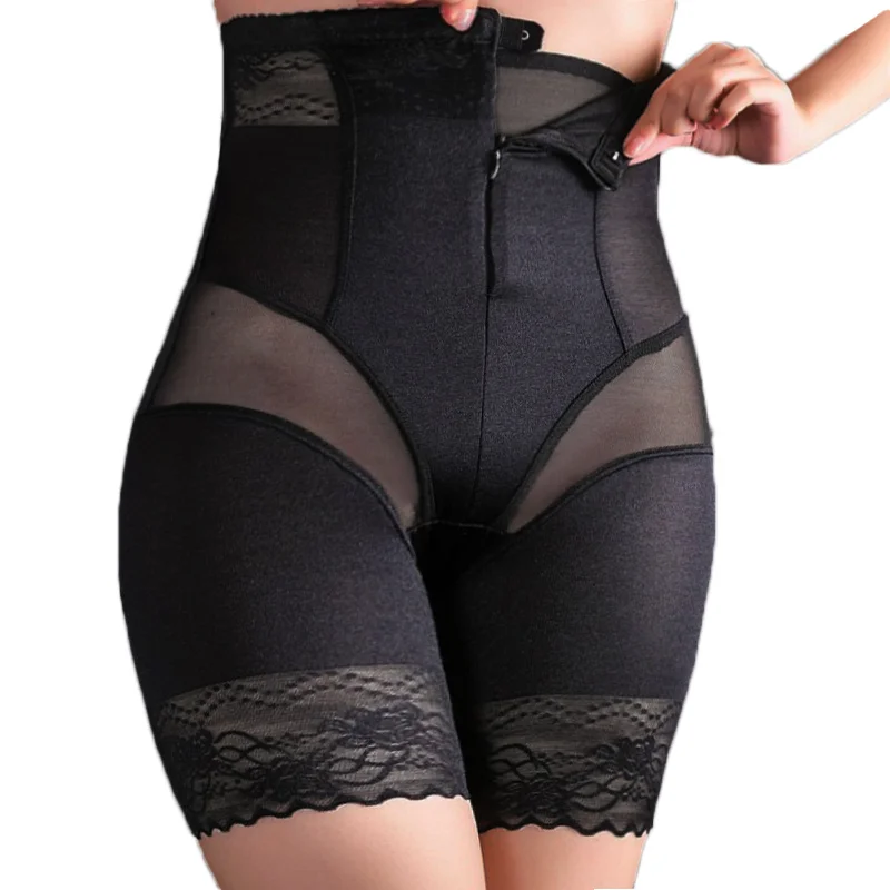 Dimmkof Dehnbare, elastische Body Shaper Höschen Shapewear Nahtlose Oberschenkel Schlanke Hohe Taille Bauchkontrolle Haken Höschen Taillenmieder Image