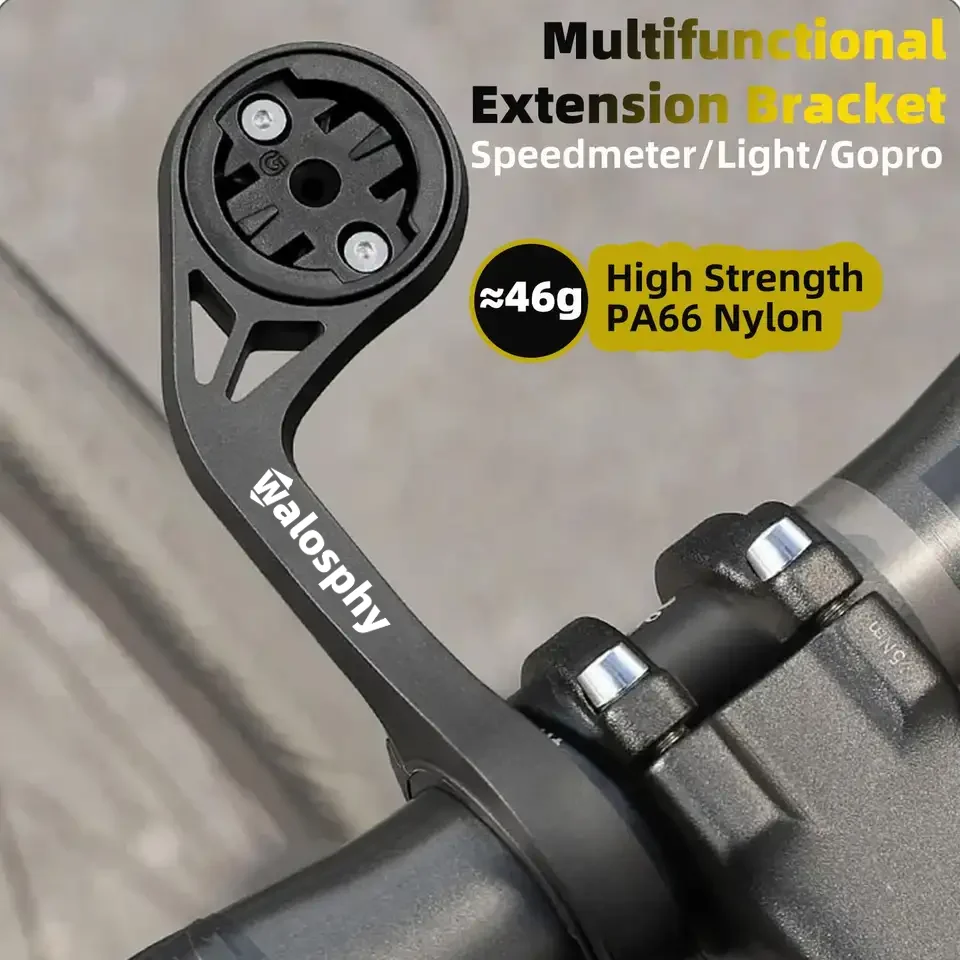 Multifunktionale Fahrrad Tacho Halterung Ultraleicht Hohe Festigkeit Nylon Straße Fahrrad Licht Halter Universal Fahrrad Computer Halterung Image