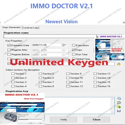 Newest 2024 IMMO DOCTOR V2.1 MULTI BRAND Immo Off Immo Delete Software for ME17 MH72 MH83 MH82 MEG17 MED17 EDC17