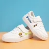 Paw Patrols Junge Mädchen Turnschuhe Neue Cartoon-Muster Sportschuhe Casual Board Schuhe Leder Weiche Sohlen Jungen Mädchen Kleine Weiße Schuhe