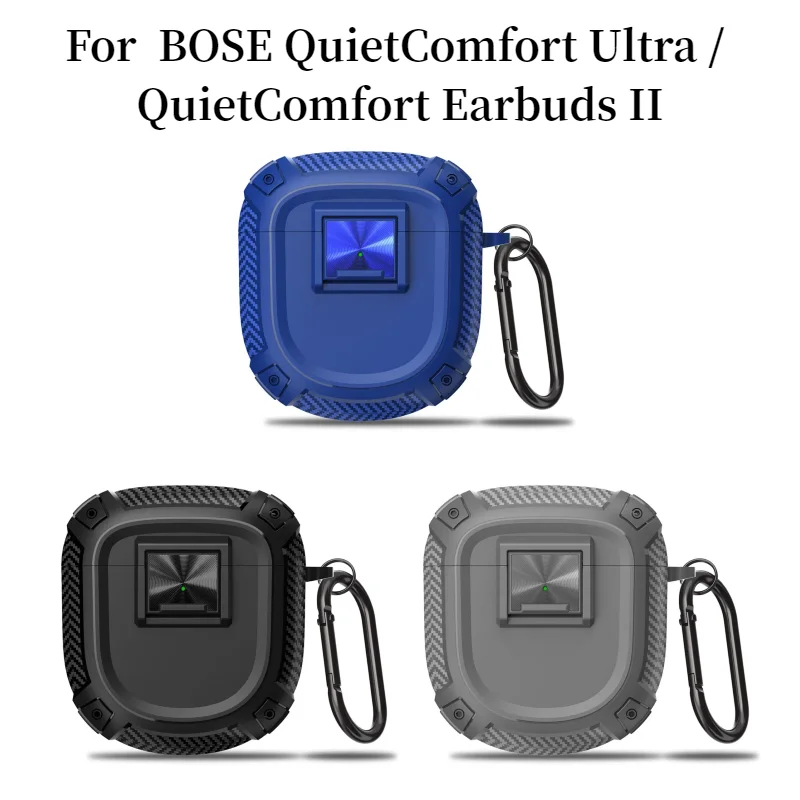 Schutzhülle für BOSE QuietComfort Ultra / QuietComfort Earbuds II Hülle Drucktastenschalter QuietComfort 2 / Ultra Ohrhörerhülle Image