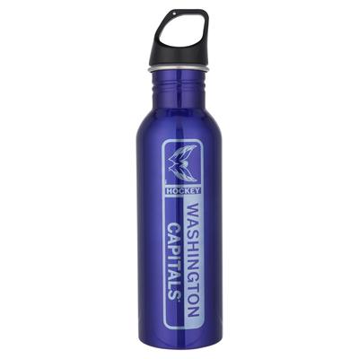 Washington Capitals 26 oz. Blaue Edelstahl-Wasserflasche mit Laserdruck Image