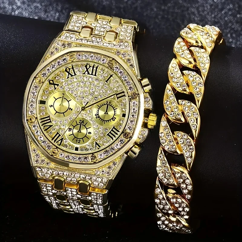 2 pièces/ensemble, montre à Quartz de sport d