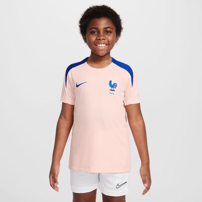 Frankreich Nike Strike Trainingsoberteil – Koralle – Kinder Image