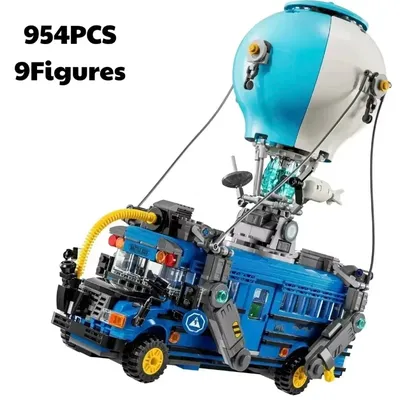 Legolcks MOC Auto Modell Serie Kampf Bus Modell Baustein Bus Set Montage Spielzeug Junge Mädchen Geburtstagsgeschenk Image