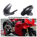Per DUCATI Panigale V4 V4S 2025 100% In Fibra di Carbonio Moto Anteriore Parafango Posteriore Parafango Posteriore Parafango Anteriore Moto Accessorie
