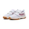 Hallenschuh PUMA "VARION II V JR", Gr. 33, puma weiß, berry, Synthetik, sportlich, Schuhe