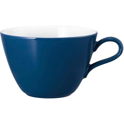 Tasse SELTMANN WEIDEN "Life Fashion", classic blau, weiß, H:7,10cm Ø:10,9cm, Porzellan, Trinkgefäße, Milchkaffeeobertasse 0,37 l Image