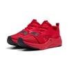 Sneaker PUMA "SOFTRIDE WIRED 2 JR", Gr. 38,5, rot (puma rot, puma schwarz), Textil, sportlich, Schuhe