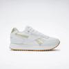 Sneaker REEBOK CLASSIC "REEBOK GLIDE RIPPLE DOUBLE", Gr. 38,5, weiß, sand, flint grau metallic, Synthetik, Textil, sportlich, Schuhe