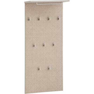 Garderobenpaneel SCHILDMEYER "Edno Garderobenpaneel, Breite 50 cm", cremebeige, canasta, B:50cm H:110,6cm T:20,9cm, Holzwerkstoff, Garderobenpaneele Image