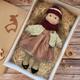 Handmade Waldorf Doll Baby Girl with Clothes Sets - 11.8 Inch Soft Plush Doll for Toddlers Ideal Christmas Gift for Kids