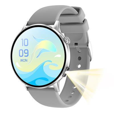 imosi 1.32 inch Amoled HD ScreenSmart Watch for Women with Blood Glucose Monitor Bluetooth Call Heart Rate Blood Pressure Tracking IP68 Waterproof Fitness Tracker
