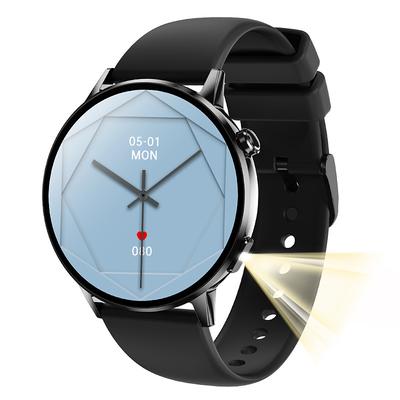 imosi 1.32 inch Amoled HD ScreenSmart Watch for Women with Blood Glucose Monitor Bluetooth Call Heart Rate Blood Pressure Tracking IP68 Waterproof Fitness Tracker