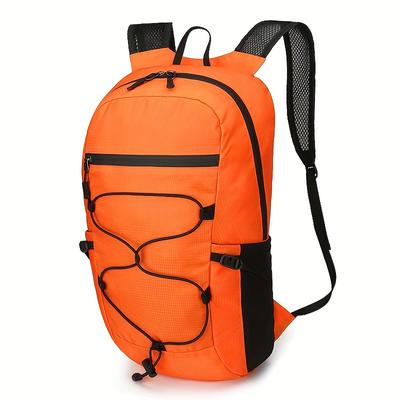 Ultra-Lightweight Foldable Backpack - Portable Adjustable Strap Zipper Closure Durable Polyester Lining Ideal for Hiking Cycling Commuting and Fitness Commuting Backpack Adjustable Strap Bag