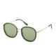 New 2025 round sunglasses For Women men luxury green candy lens pink frame sun glasses shades(C8)
