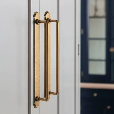 Goo-Ki Antique Brass Cabinet Bar Pulls with Backplate Vintage Drawer Handles Closet Classic Retro Home Kitchen Hardware
