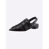 Sandale HEINE, Damen, Gr. 41, schwarz, Leder, Glattleder, modisch, Schuhe