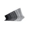 Socken S.OLIVER "essentials", Kinder, Gr. 23-26, grau (grautöne), Baumwollmischung, unifarben, bedruckt, normal, Socken, mit weichem Bund