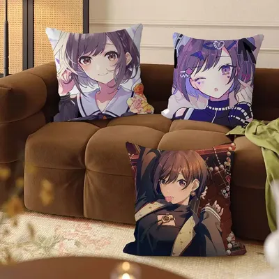 S-shinonome-ena Stitch Lucky Dragon Kissenbezug Sofa Kissenbezug Home Room Dekoration Kinder Geschenk Image
