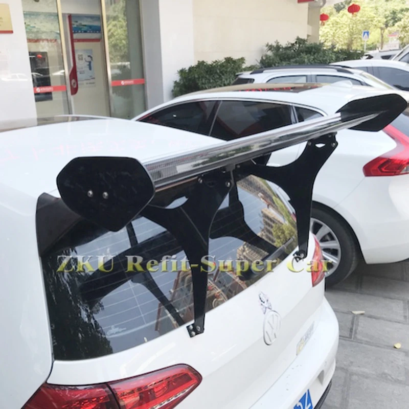 Für Golf 4 5 6 7 MScirocco K4 MK5 MK6 MK7 MK7.5 GT Stil Carbon Faser für Volkswagen Fließheck universal spoiler Image
