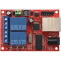 Lan Interruttore Di Ritardo Scheda Relè Ethernet 2 Vie Modulo Server Controller / Udp