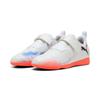 Hallenschuh PUMA "FUTURE 8 PLAY V IT JR", Gr. 35, puma weiß, puma schwarz, glowing rot, Synthetik, sportlich, Schuhe