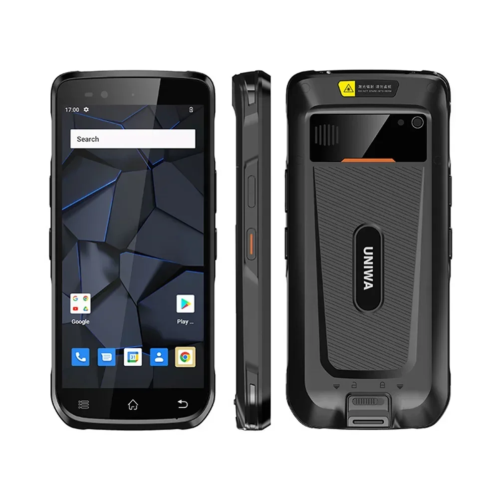 UNIWA M600 Smartphone robuste 4G Android 12 Octa Core 6 pouces IPS 4GB + 64GB téléphone portable PAD portable numérisation 2D 4850mAh 13MP NFC