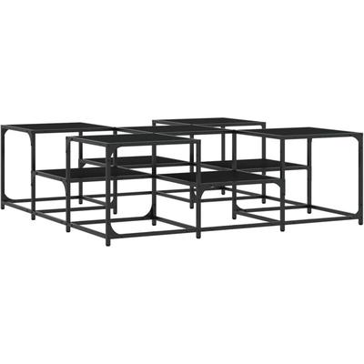 Couchtisch Schwarz 121x121x40 cm Holzwerkstoff - Vidaxl Image