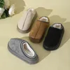 Plattform Flauschige Hausschuhe Frauen Haus Wohnungen Mode Plüsch Winter Designer Schuhe Damen Hause Elegante Casual Schuhe Große Größe
