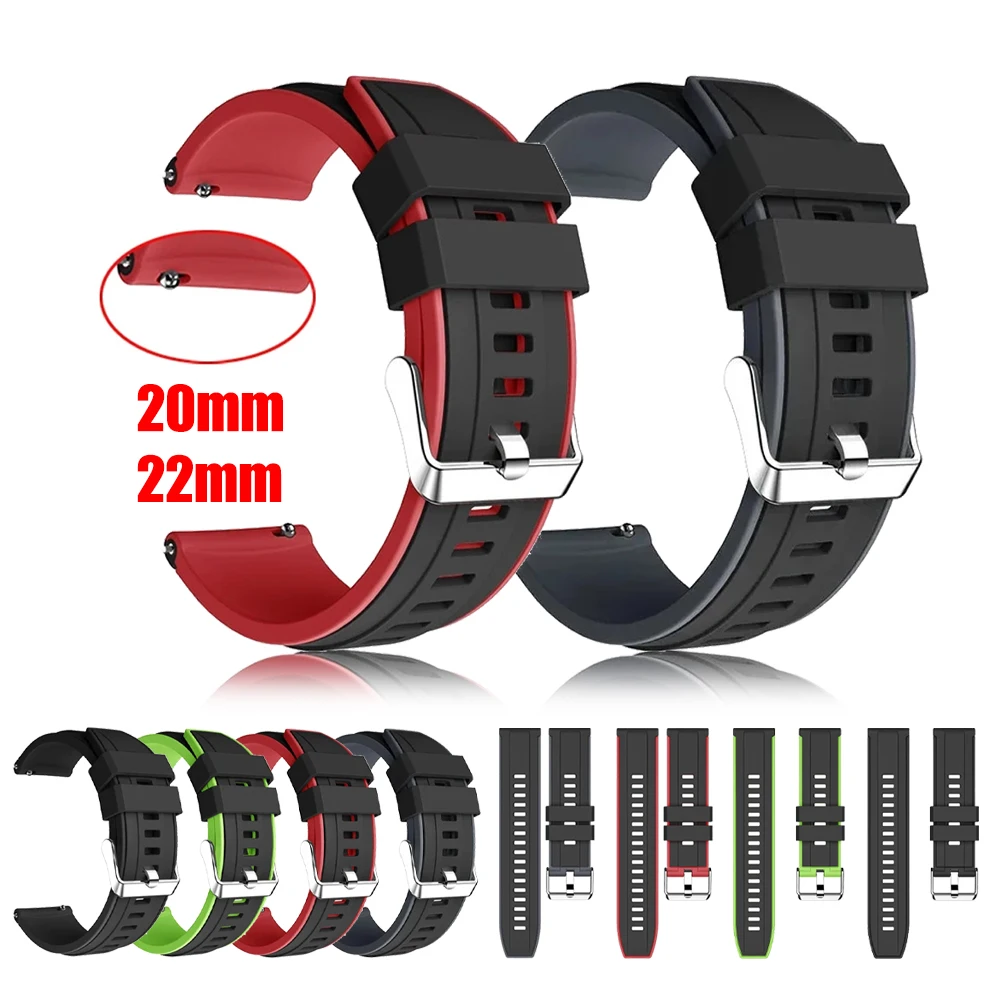 20mm 22mm Weiches Silikon-Uhrenarmband für POLAR Vantage M3 M2 M/V3 Band Grit X2 X Pro Titan/IGNITE 3 2 Armband Sportzubehör Image