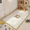 VIKAMA Anti-Spillage- und wasserabsorbierende Anti-Rutsch-Matte für Haustiere, Ins Cream-Style Diatom Mud Dog House Bodenmatte