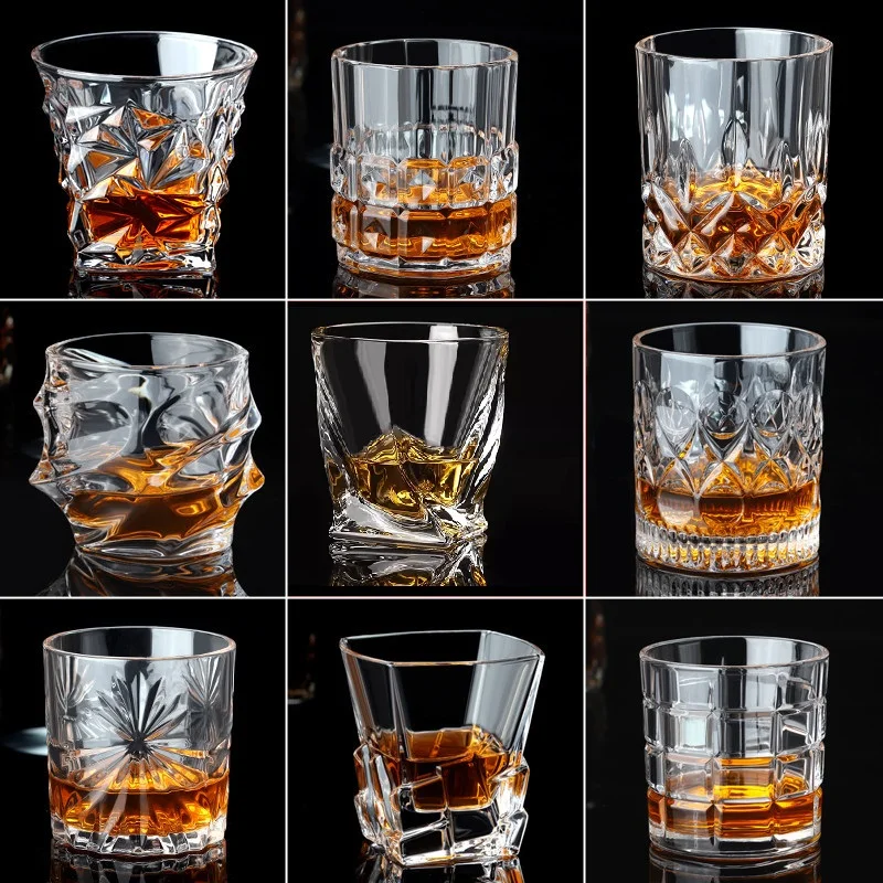 Weinglas, transparentes Whiskyglas, bleifreie Tassen, hohe Kapazität, Wodka, Weinbar, Party, Bierglas, Brandy-Tasse, Trinkgeschirr Image
