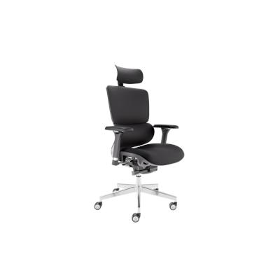 CLOUVOU MasterSeat, ergonomischer Bürostuhl, höhenverstellbare Rückenlehne mit thermoregulativem Bezug , 4D-Armlehnen, 3D-Kopfstütze, PhantomWheels Image