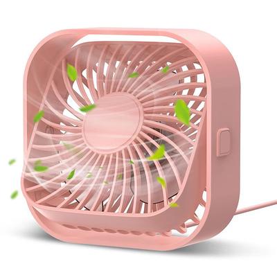 TOPK Mini Portable Fan USB Desk Fan Table Strong Airflow Quiet Operation 3 Speed Wind 360Rotatable Standing fans for room Home