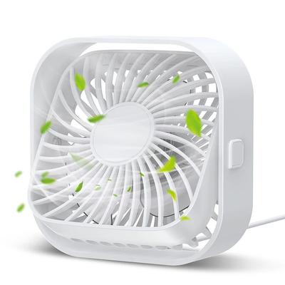 TOPK Mini Portable Fan USB Desk Fan Table Strong Airflow Quiet Operation 3 Speed Wind 360Rotatable Standing fans for room Home
