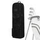Golf Travel Bag - Wheeled Clubs Storage Pouch | Waterproof Foldable Golf Bag for Airplane Outdoor Range Beach Practice Women Men Transport