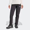 Outdoorhose ADIDAS TERREX "W MT ZIP OFF P", Damen, Gr. 48, N-Gr, schwarz, Obermaterial: 93% Polyamid, 7% Elasthan, sportlich, Hosen