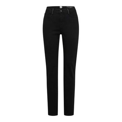 5-Pocket-Jeans BRAX "Style MARY", Damen, Gr. 44, Normalgrößen, schwarz, 93% Baumwolle, 5% Elastomultiester, 2% Elasthan, Jeans Image