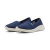 Ballerina PUMA "Adelina 2 Sneakers Damen", Gr. 41, blau (persian blau warm weiß), Obermaterial: Textil; Futter: Textil; Innensohle: Textil; Laufsohle: Synthetik, Schuhe