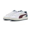Sneaker PUMA "Court Classico Sneakers Erwachsene", Gr. 42.5, weiß ruby shimmer schwarz indigo rot blau, Obermaterial: Synthetik, Textil; Futter: Textil; Innensohle: Textil; Laufsohle: Gummi, Schuhe