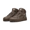 Sneaker PUMA "Rebound Abrupt Sneakers Erwachsene", Gr. 48, flat bronze canvas weiß braun beige, Obermaterial: Textil, Synthetik, Kuhleder; Futter: Textil; Innensohle: Textil; Laufsohle: Gummi, Schuhe