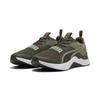 Trainingsschuh PUMA "Prospect Trainingsschuhe Erwachsene", Gr. 47, schwarz olive lux army weiß grün, Obermaterial: Textil, Synthetik; Futter: Textil; Innensohle: Textil; Laufsohle: Gummi, Schuhe