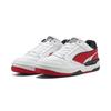 Sneaker PUMA "Rebound Retro Sneakers Erwachsene", Gr. 38.5, rot (weiß for all time rot schwarz), Obermaterial: Leder; Futter: Textil; Innensohle: Textil; Laufsohle: Gummi, Schuhe