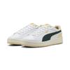 Sneaker PUMA "Court Classico Sneakers Erwachsene", Gr. 38.5, weiß grün terrain canvas beige, Obermaterial: Synthetik, Textil; Futter: Textil; Innensohle: Textil; Laufsohle: Gummi, Schuhe